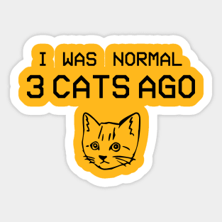 Three Whiskers Deep: My Catful Past Sticker